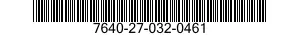 7640-27-032-0461 MAP 7640270320461 270320461