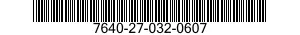 7640-27-032-0607 MAP 7640270320607 270320607