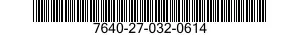 7640-27-032-0614 MAP 7640270320614 270320614