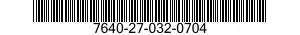 7640-27-032-0704 MAP 7640270320704 270320704