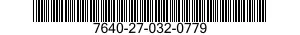 7640-27-032-0779 MAP 7640270320779 270320779