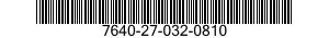 7640-27-032-0810 MAP 7640270320810 270320810