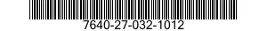 7640-27-032-1012 MAP 7640270321012 270321012