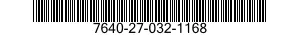 7640-27-032-1168 MAP 7640270321168 270321168