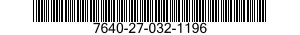 7640-27-032-1196 MAP 7640270321196 270321196