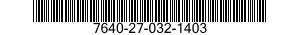 7640-27-032-1403 MAP 7640270321403 270321403