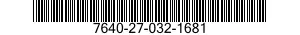 7640-27-032-1681 MAP 7640270321681 270321681