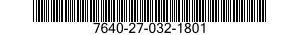 7640-27-032-1801 MAP 7640270321801 270321801