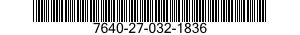 7640-27-032-1836 MAP 7640270321836 270321836