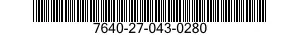 7640-27-043-0280 MAP 7640270430280 270430280