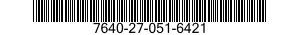 7640-27-051-6421 MAP 7640270516421 270516421