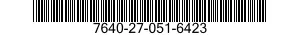 7640-27-051-6423 MAP 7640270516423 270516423