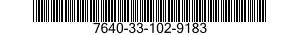 7640-33-102-9183  7640331029183 331029183