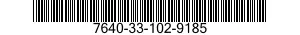 7640-33-102-9185  7640331029185 331029185