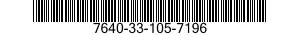 7640-33-105-7196 MAP 7640331057196 331057196