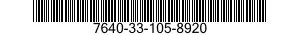 7640-33-105-8920 MAP 7640331058920 331058920