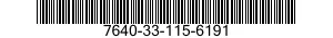 7640-33-115-6191 MAP 7640331156191 331156191