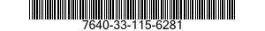 7640-33-115-6281 MAP 7640331156281 331156281