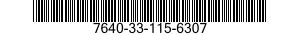 7640-33-115-6307 MAP 7640331156307 331156307