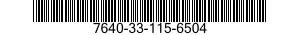 7640-33-115-6504 MAP 7640331156504 331156504