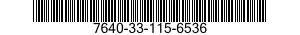7640-33-115-6536 MAP 7640331156536 331156536