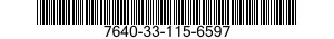 7640-33-115-6597 MAP 7640331156597 331156597