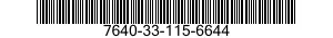 7640-33-115-6644 MAP 7640331156644 331156644