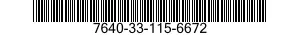 7640-33-115-6672 MAP 7640331156672 331156672