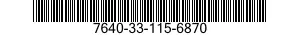 7640-33-115-6870 MAP 7640331156870 331156870