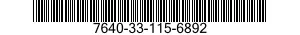 7640-33-115-6892 MAP 7640331156892 331156892