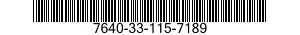 7640-33-115-7189 MAP 7640331157189 331157189