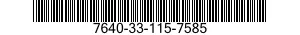 7640-33-115-7585 MAP 7640331157585 331157585