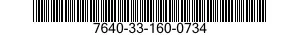 7640-33-160-0734 MAP 7640331600734 331600734