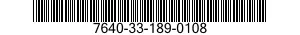 7640-33-189-0108 MAP 7640331890108 331890108