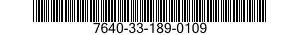 7640-33-189-0109 MAP 7640331890109 331890109