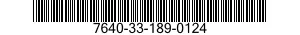 7640-33-189-0124 MAP 7640331890124 331890124