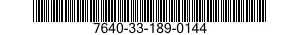 7640-33-189-0144 MAP 7640331890144 331890144