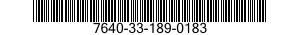 7640-33-189-0183 MAP 7640331890183 331890183