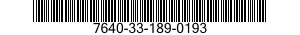7640-33-189-0193 MAP 7640331890193 331890193