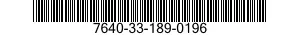 7640-33-189-0196 MAP 7640331890196 331890196