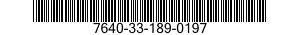 7640-33-189-0197 MAP 7640331890197 331890197