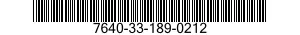 7640-33-189-0212 MAP 7640331890212 331890212