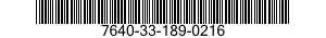 7640-33-189-0216 MAP 7640331890216 331890216