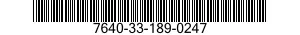 7640-33-189-0247 MAP 7640331890247 331890247