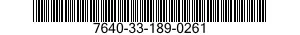7640-33-189-0261 MAP 7640331890261 331890261