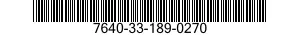 7640-33-189-0270 MAP 7640331890270 331890270
