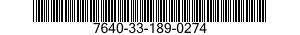 7640-33-189-0274 MAP 7640331890274 331890274