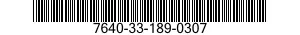 7640-33-189-0307 MAP 7640331890307 331890307