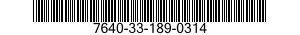 7640-33-189-0314 MAP 7640331890314 331890314