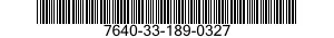 7640-33-189-0327 MAP 7640331890327 331890327